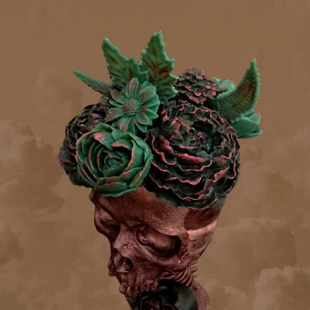 Sold!! 😁Hand Crafted, Resin Flores Cranii Goats Milk Soap Arrangement. - Picture 5 of 6